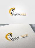 Logo design # 1032680 for Logo for hairextensions brand Luxury Gold contest
