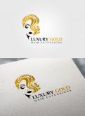 Logo design # 1032681 for Logo for hairextensions brand Luxury Gold contest