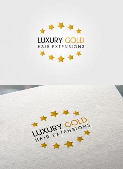 Logo design # 1032652 for Logo for hairextensions brand Luxury Gold contest