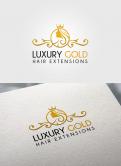 Logo design # 1032653 for Logo for hairextensions brand Luxury Gold contest