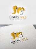 Logo # 1032657 voor Logo voor hairextensions merk Luxury Gold wedstrijd