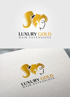 Logo design # 1032657 for Logo for hairextensions brand Luxury Gold contest