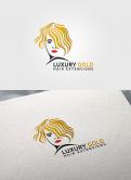 Logo design # 1032658 for Logo for hairextensions brand Luxury Gold contest