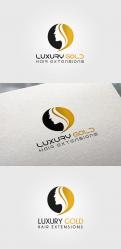 Logo design # 1032659 for Logo for hairextensions brand Luxury Gold contest