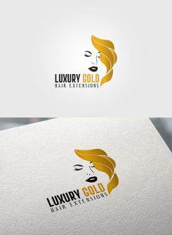 Logo design # 1032660 for Logo for hairextensions brand Luxury Gold contest