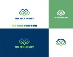 Logo & Huisstijl # 1108577 voor Ontwerp een pakkend logo voor The Rechargery  vitaliteitsontwikkeling vanuit hoofd  hart en lijf wedstrijd
