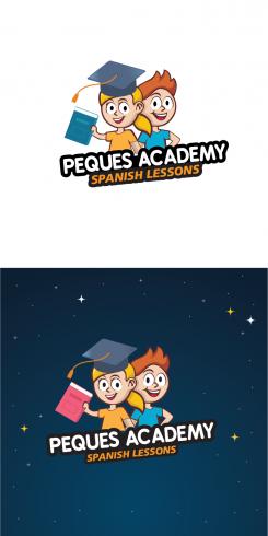 Logo & stationery # 1028335 for Peques Academy   Spanish lessons for children in a fun way  contest