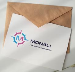 Logo & stationery # 1270370 for Logo  Slogan and page background for Monali contest