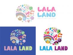 Logo & Huisstijl # 843243 voor Design a cute logo for 'LaLa Land', a new kids concept that will be Italy's first (bilingual) nursery with play café where kids cook themselves wedstrijd