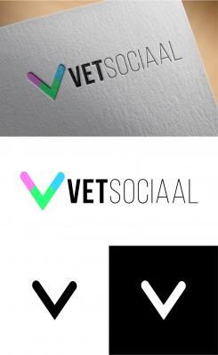 Logo & stationery # 1077566 for Design a trendy logo   stationery design for a social media company contest