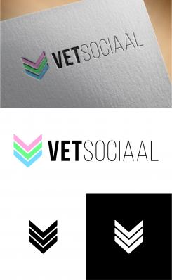 Logo & stationery # 1077568 for Design a trendy logo   stationery design for a social media company contest