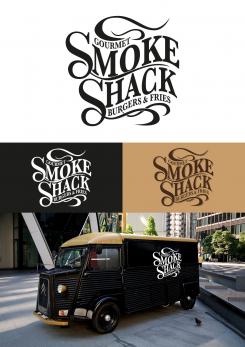 Logo & stationery # 716506 for Trendy vintage Food truck of Gourmet burger. contest