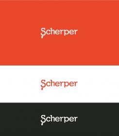 Logo & Huisstijl # 436005 voor Rotterdams onderzoeks- en adviesbureau Scherper zoekt passend logo+huisstijl wedstrijd