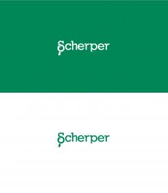 Logo & Huisstijl # 437383 voor Rotterdams onderzoeks- en adviesbureau Scherper zoekt passend logo+huisstijl wedstrijd