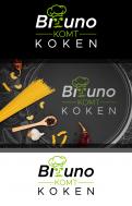 Logo & stationery # 1297391 for Logo for ’Bruno komt koken’ contest