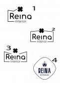 Logo & stationery # 1238940 for Logo for interior design  Reina  stam en staal  contest
