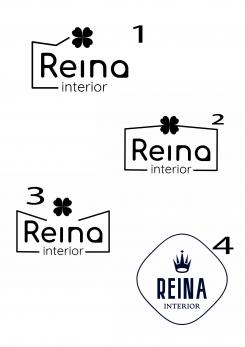Logo & stationery # 1238940 for Logo for interior design  Reina  stam en staal  contest