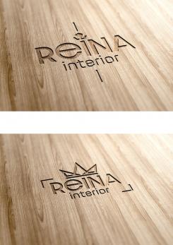 Logo & stationery # 1235343 for Logo for interior design  Reina  stam en staal  contest