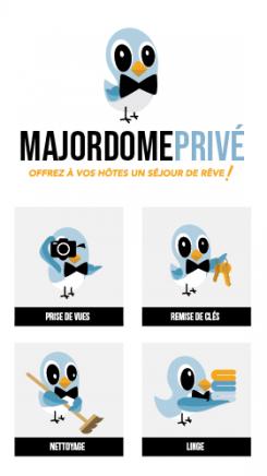 Logo & stationery # 1008889 for Majordome Privé : give your guests a dream holiday! contest