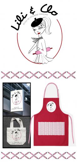 Logo & stationery # 911004 for "Very frenchy and girly chic" pastry class contest