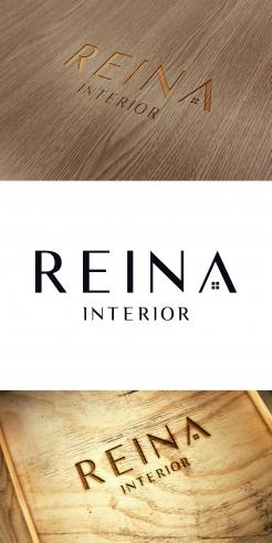 Logo & stationery # 1237439 for Logo for interior design  Reina  stam en staal  contest