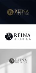 Logo & stationery # 1235642 for Logo for interior design  Reina  stam en staal  contest