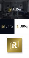 Logo & stationery # 1234340 for Logo for interior design  Reina  stam en staal  contest