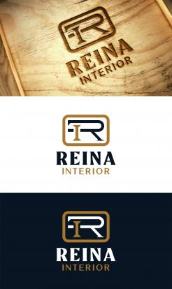 Logo & stationery # 1237453 for Logo for interior design  Reina  stam en staal  contest