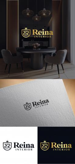 Logo & stationery # 1235471 for Logo for interior design  Reina  stam en staal  contest