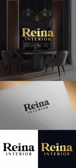 Logo & stationery # 1235474 for Logo for interior design  Reina  stam en staal  contest