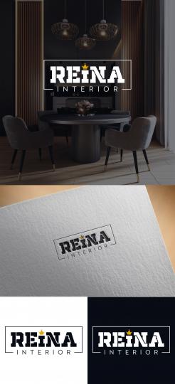 Logo & stationery # 1235488 for Logo for interior design  Reina  stam en staal  contest
