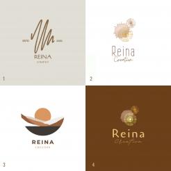 Logo & stationery # 1233962 for Logo for interior design  Reina  stam en staal  contest