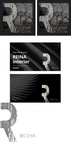 Logo & stationery # 1234266 for Logo for interior design  Reina  stam en staal  contest