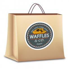 Logo & stationery # 529716 for a nice name for a shop with waffles crepes iced donuts churros coffee muffing contest