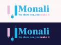 Logo & stationery # 1269388 for Logo  Slogan and page background for Monali contest
