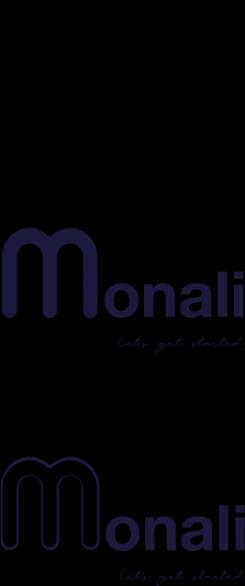 Logo & stationery # 1269115 for Logo  Slogan and page background for Monali contest