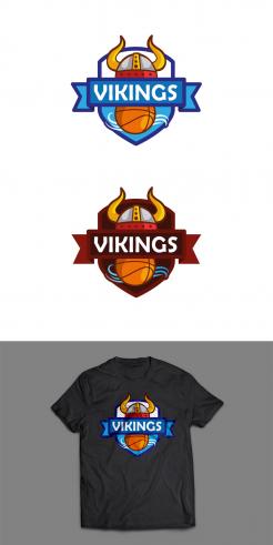 Logo & Huisstijl # 1102362 voor Basketbalclub Vikings wedstrijd