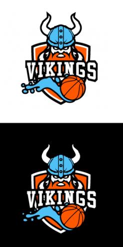 Logo & Huisstijl # 1102442 voor Basketbalclub Vikings wedstrijd