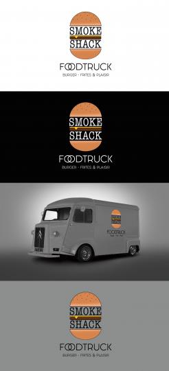 Logo & stationery # 717023 for Trendy vintage Food truck of Gourmet burger. contest