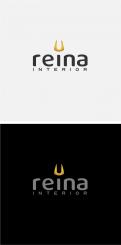 Logo & stationery # 1235583 for Logo for interior design  Reina  stam en staal  contest
