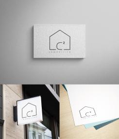 Logo & stationery # 1110658 for Creation of a logo and a graphic identity for a 2 0 Real Estate Agency contest