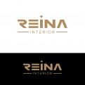 Logo & stationery # 1235411 for Logo for interior design  Reina  stam en staal  contest