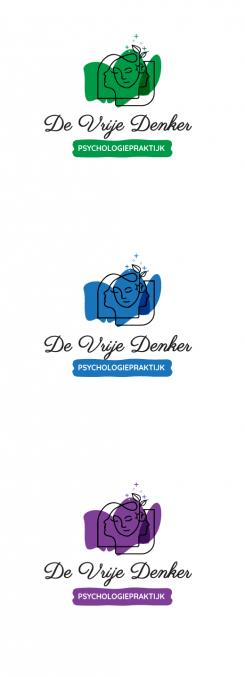 Logo & Huisstijl # 963719 voor logo en huisstijl voor psychologiepraktijk de Vrije Denker wedstrijd