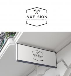 Logo & stationery # 1150694 for Create our logo and identity! We are Axe Sion! contest