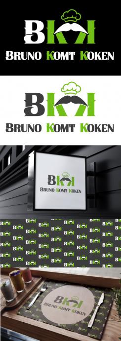 Logo & stationery # 1297828 for Logo for ’Bruno komt koken’ contest