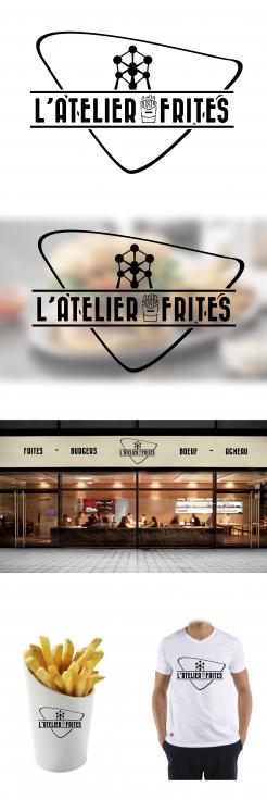 Logo & stationery # 898170 for A Belgian friterie is looking for visual identicals contest