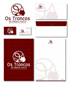 Logo & Huisstijl # 1072483 voor Huisstijl    logo met ballen en uitstraling  Os Troncos de Ribeira Sacra  Viticultural heroica   Vinedos e Vinos wedstrijd