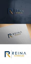 Logo & stationery # 1234500 for Logo for interior design  Reina  stam en staal  contest