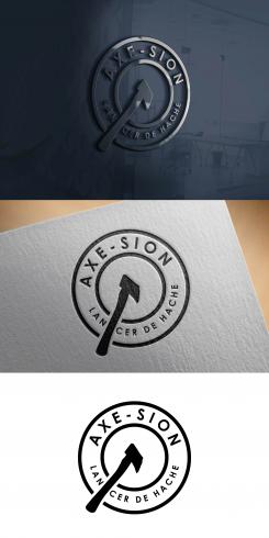 Logo & stationery # 1152353 for Create our logo and identity! We are Axe Sion! contest