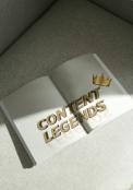 Logo & Huisstijl # 1219648 voor Rebranding van logo en huisstijl voor creatief bureau Content Legends wedstrijd